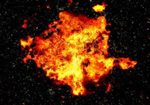 fireball explosion