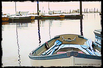 rowboat at docks